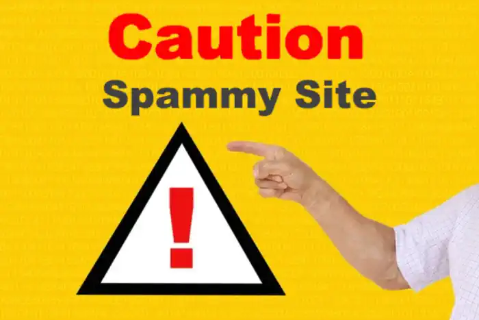 Caution: Spammy Site